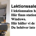 Rum – Lektionsal